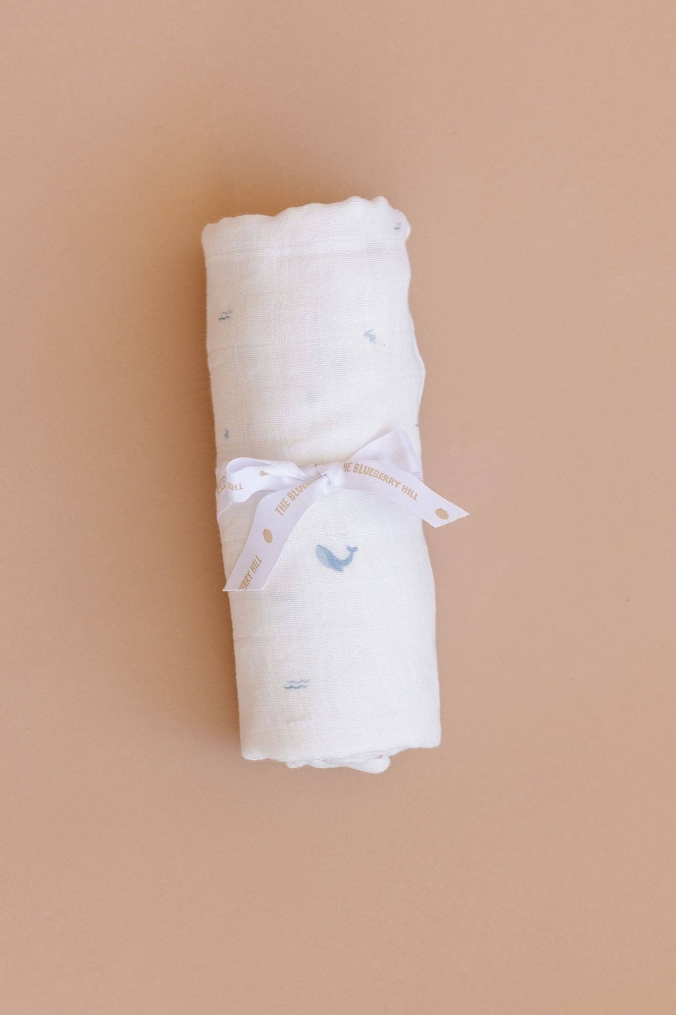 Organic Nautical Ocean Muslin Swaddle