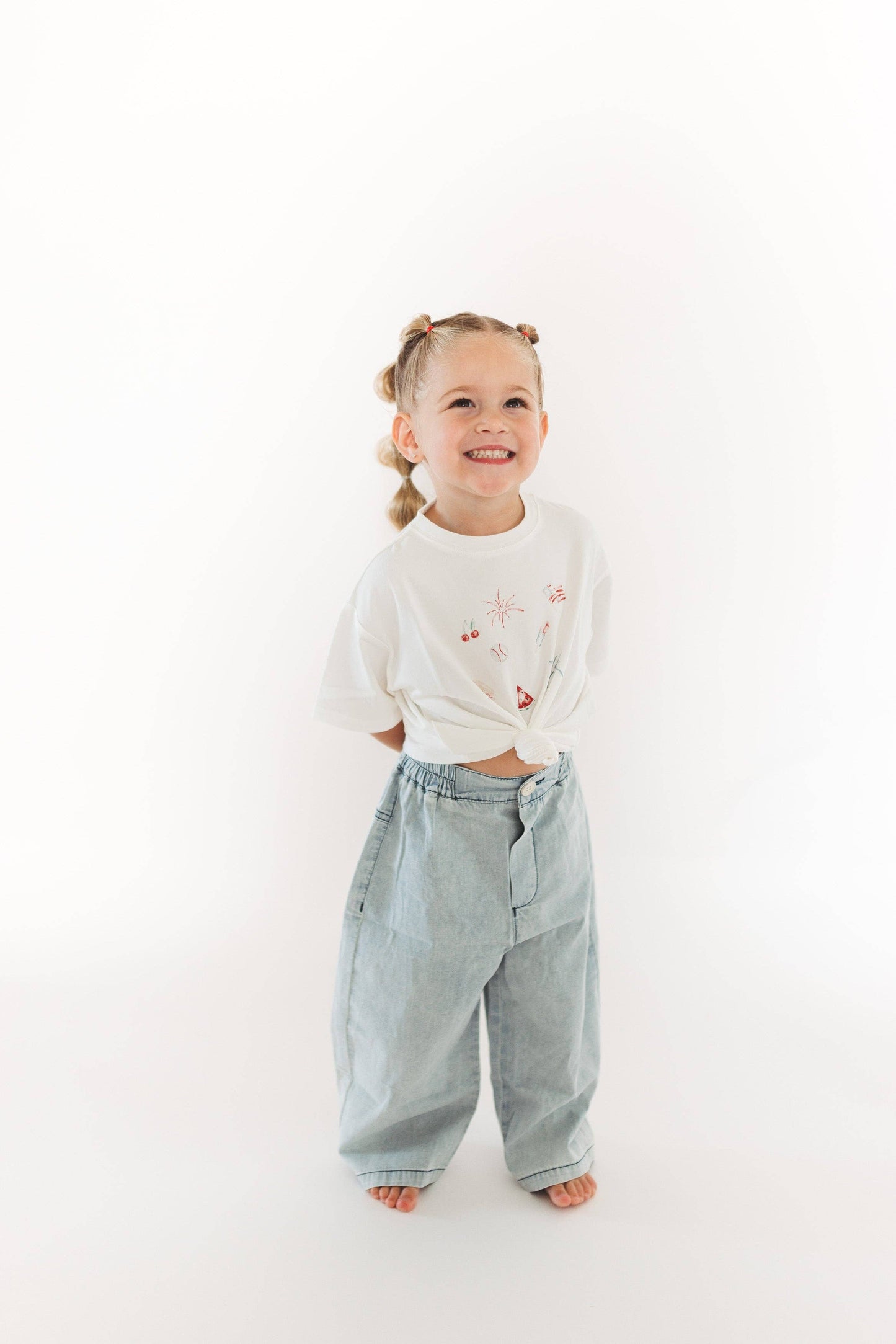 Light Denim Barrel Jean