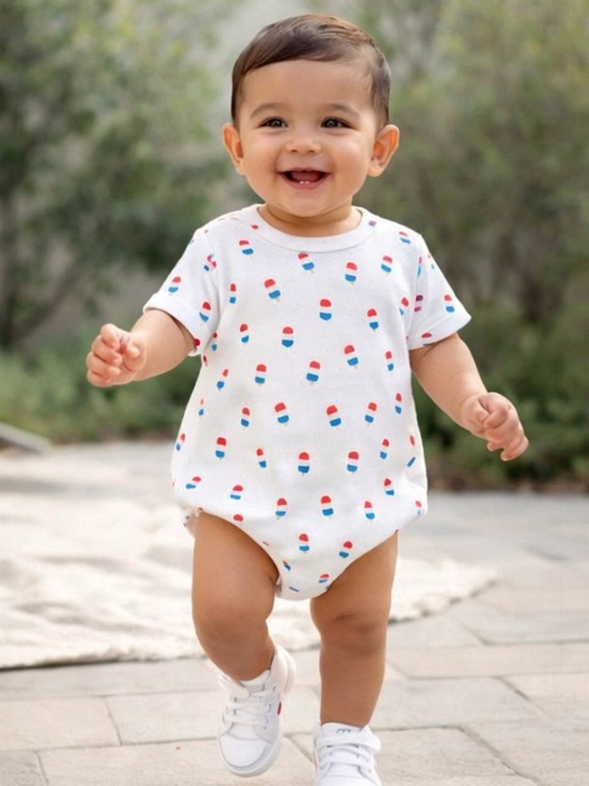 Popsicle T-shirt Pointelle Bubble