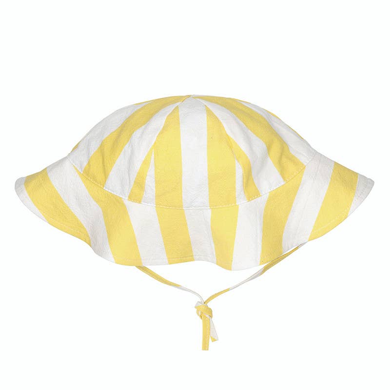 Yellow Stripe Life Sun Hat