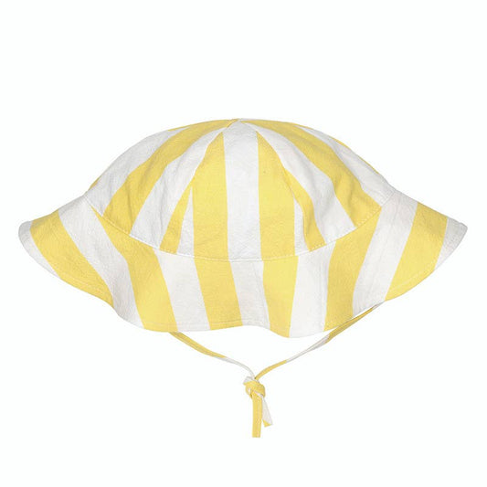 Yellow Stripe Life Sun Hat
