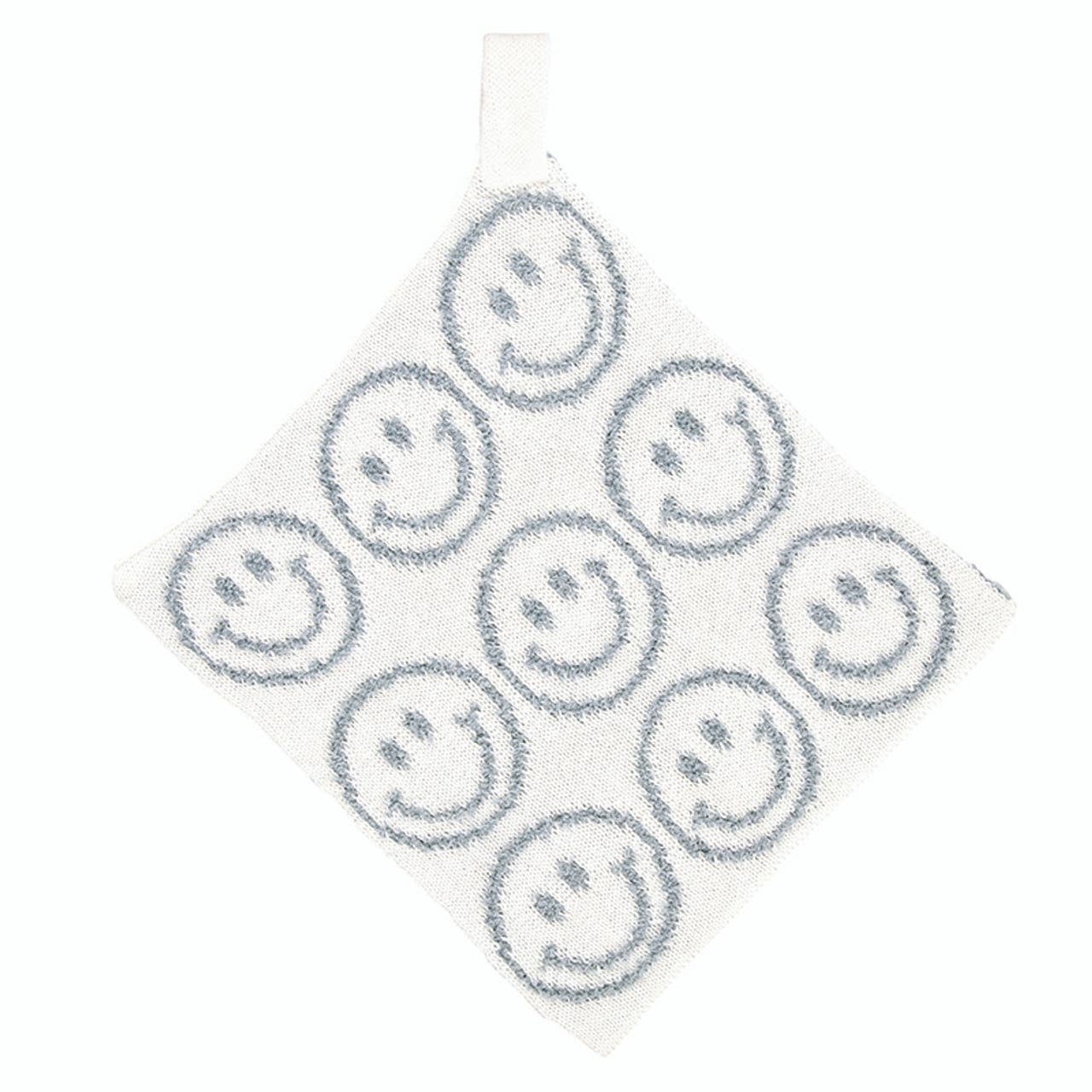 Plush Pacifier Lovey - Smiley Faces
