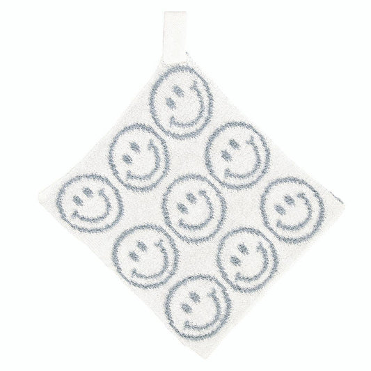 Plush Pacifier Lovey - Smiley Faces