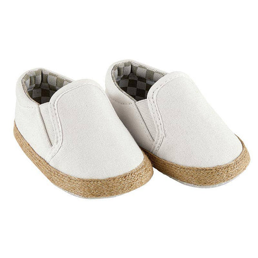 Slip-On Shoes - White: 6-12 mo
