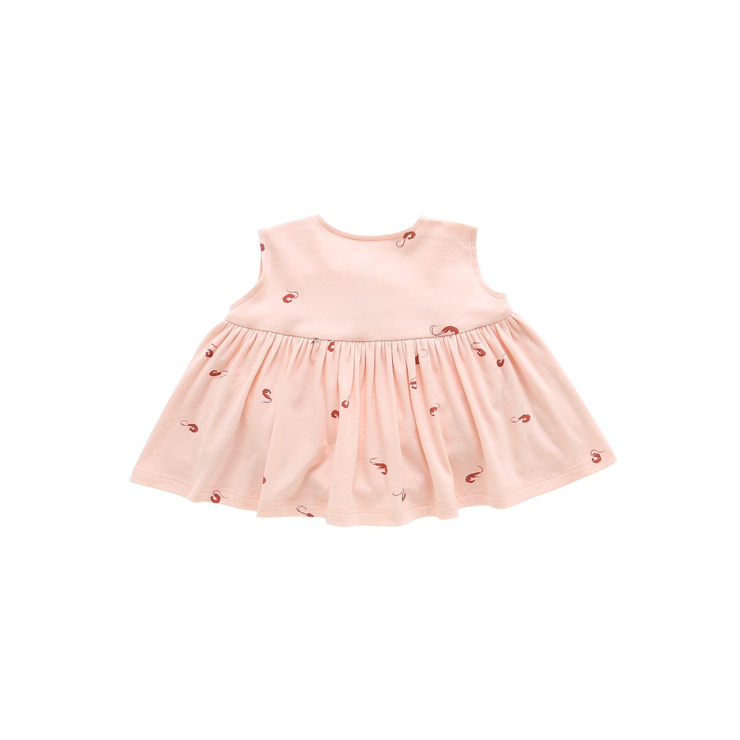 Baby Fit and Flare Shrimp Dress