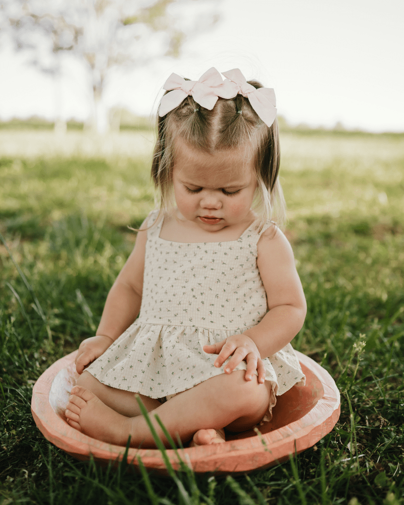 Birdie Bow Front Top & Bloomer Set