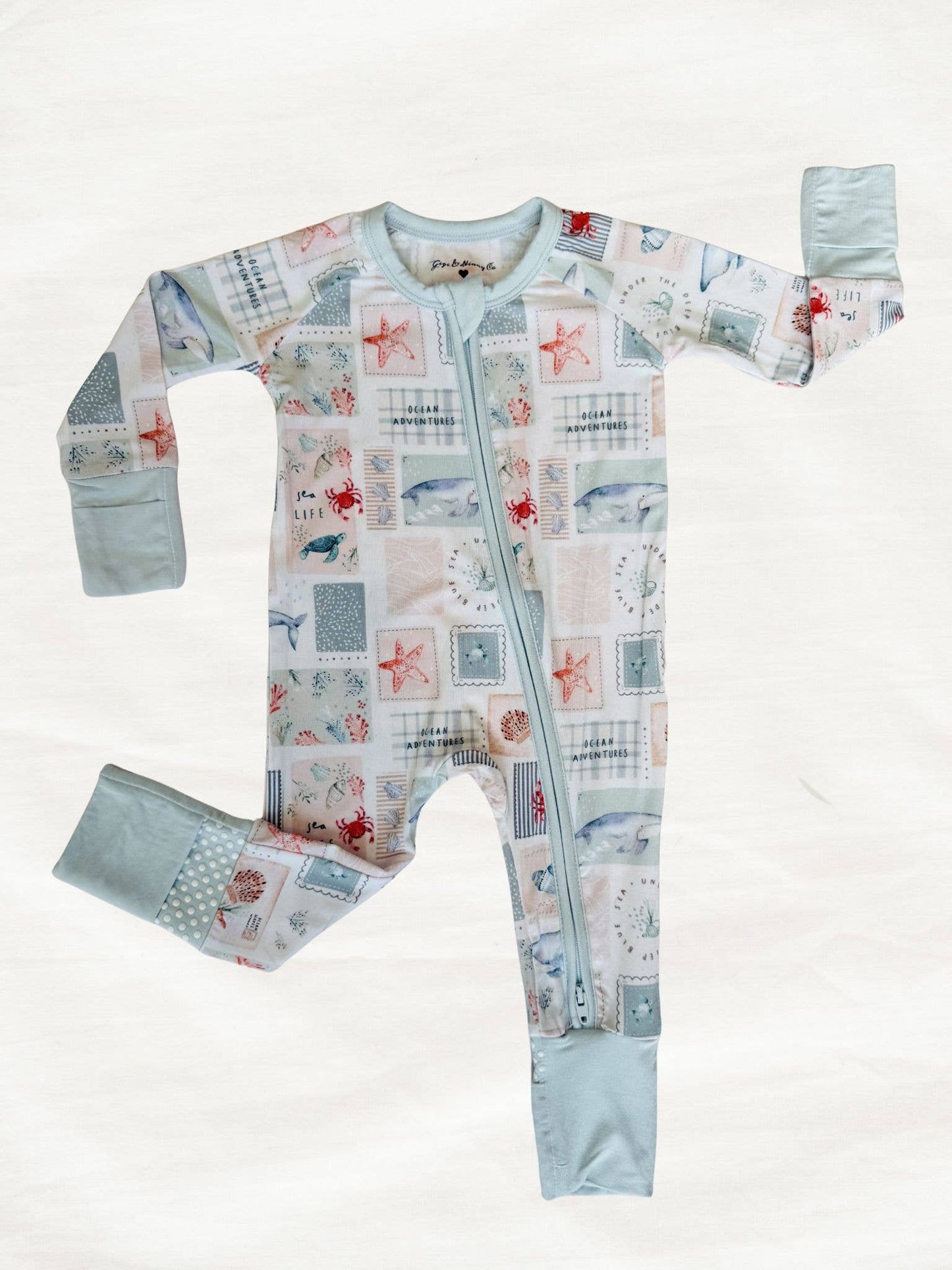 Coastal Patchwork Zippy Pajama