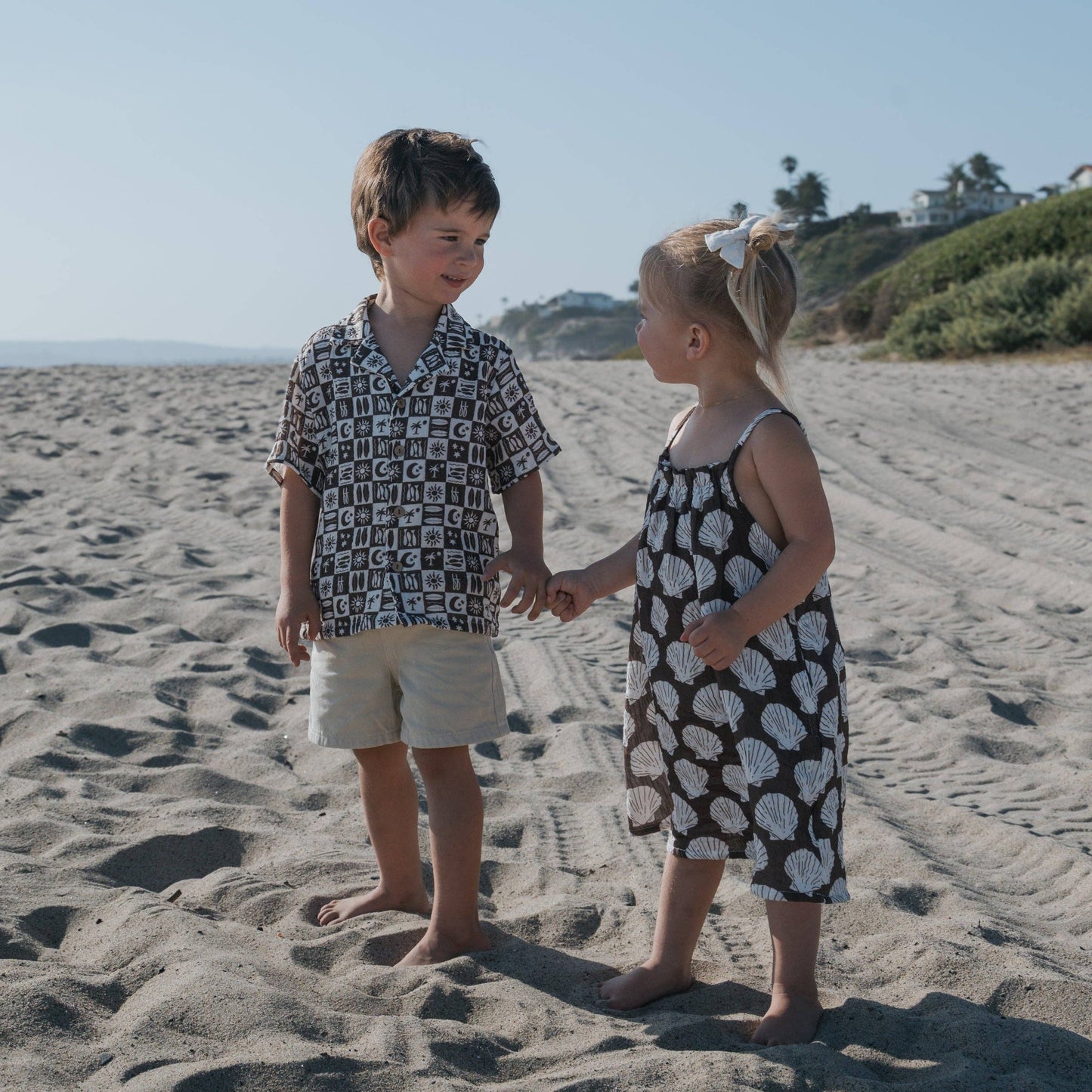 Summer Check Muslin Button Up