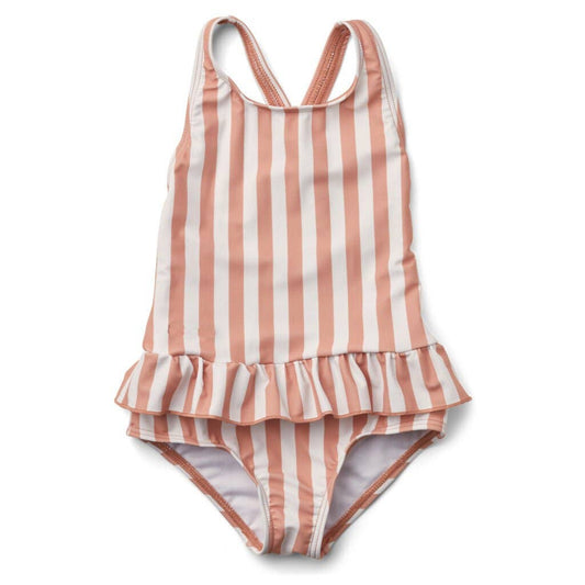 Pink Stripes One-Piece Swimsuit