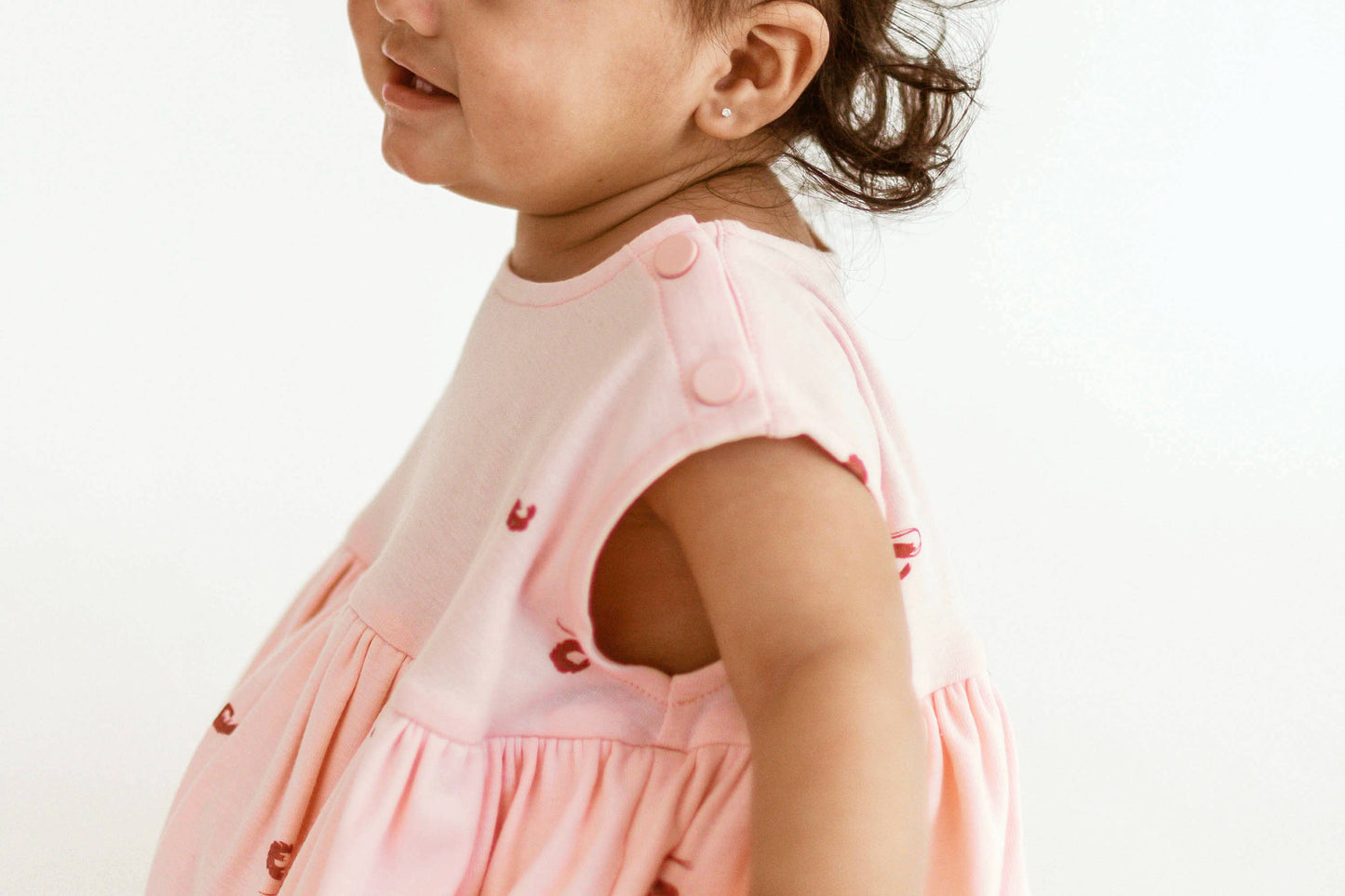 Baby Fit and Flare Shrimp Dress