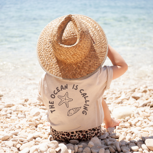 The Ocean is Calling Seashells Tee