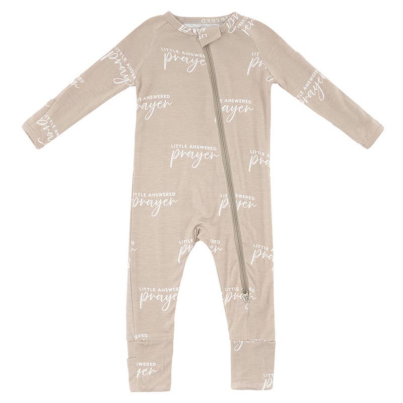 Little Answered Prayer Zip Romper