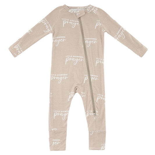 Little Answered Prayer Zip Romper