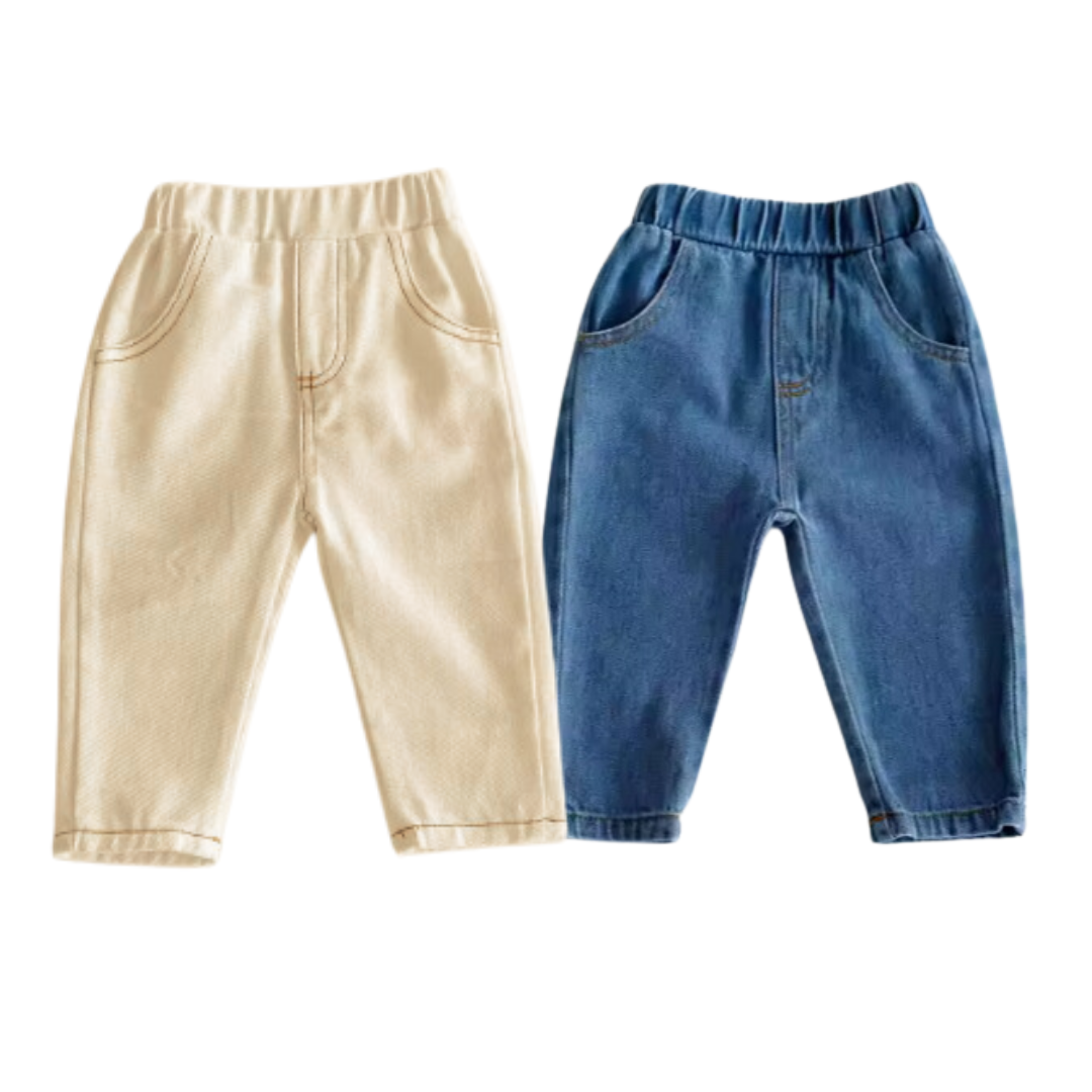 Logan Soft Denim Pants: Artic Ice