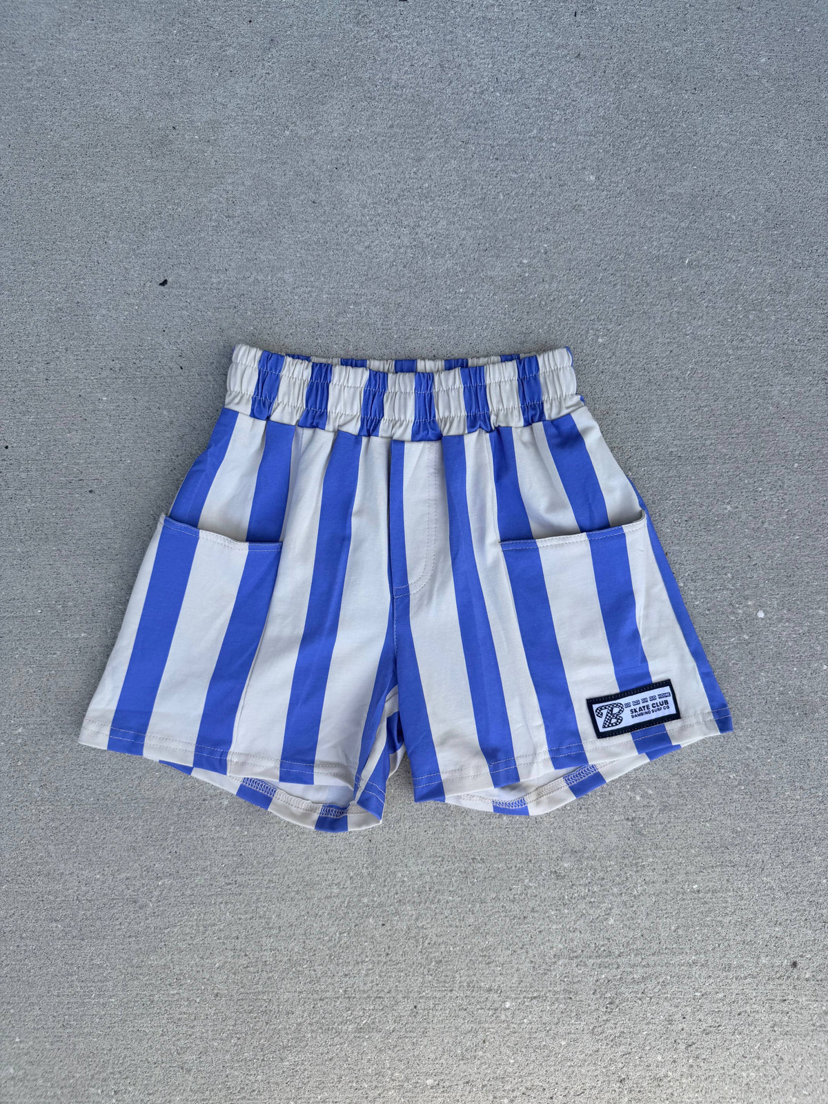 Bambino Blue Stripe Shorts