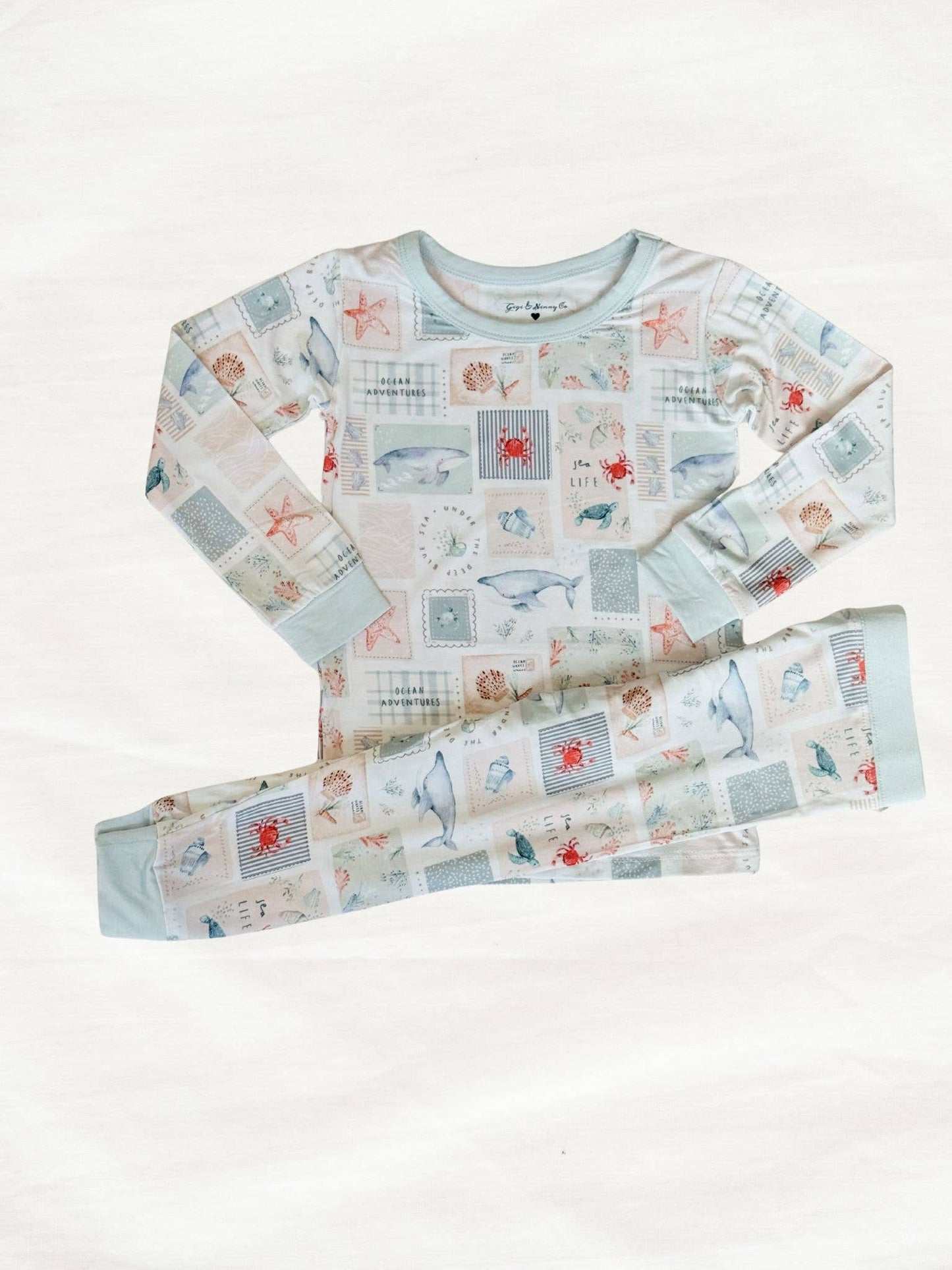 Coastal Patchwork Two Piece Pajama