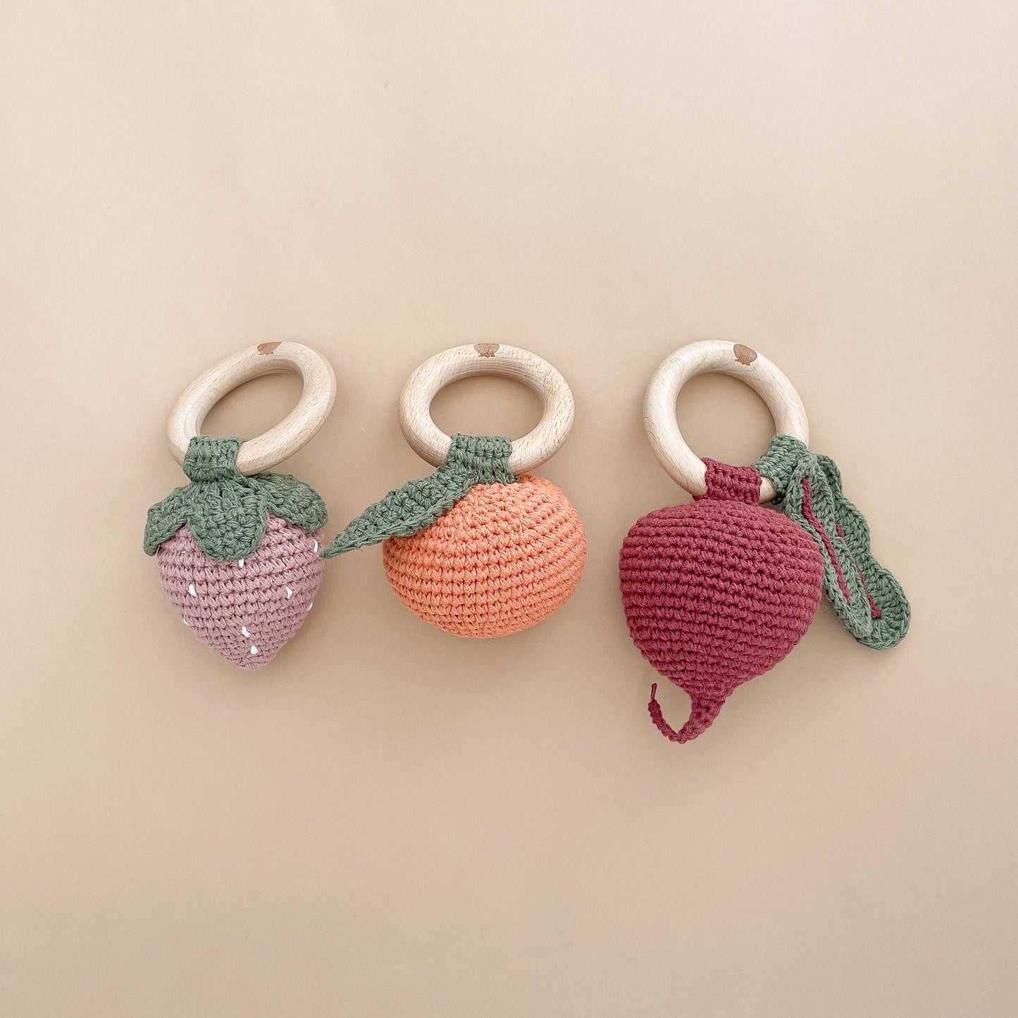 Crochet Rattle: Clementine