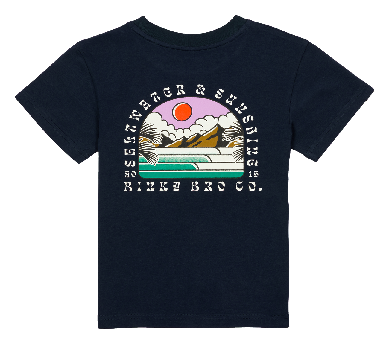 BINKY BRO Navy Blue Monarch Tee