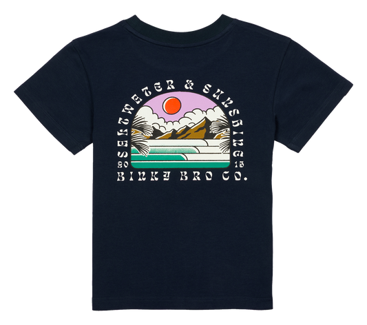 BINKY BRO Navy Blue Monarch Tee