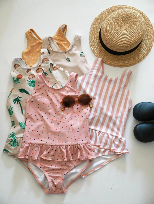 Polka Dot One-Piece Swimsuit