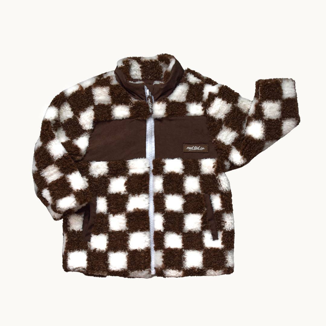 Summit Checkered Sherpa Zip