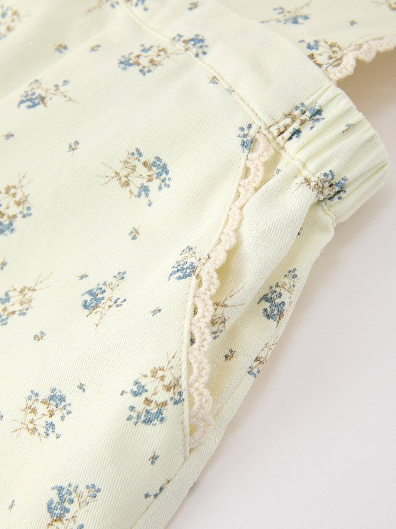 Lizzie Floral Lace Trim Jumpsuit