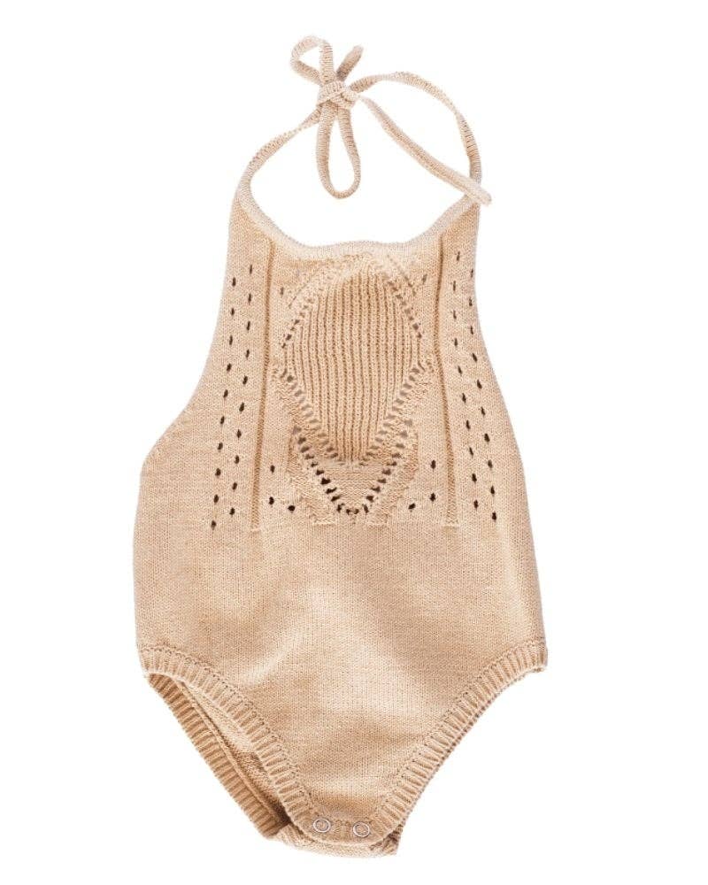 Drake Crochet Halter Romper