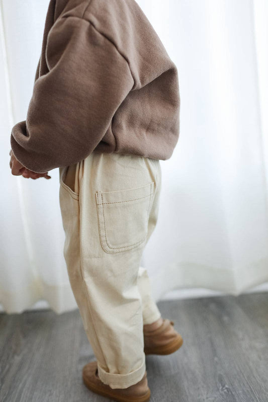Logan Soft Denim Pants: Artic Ice